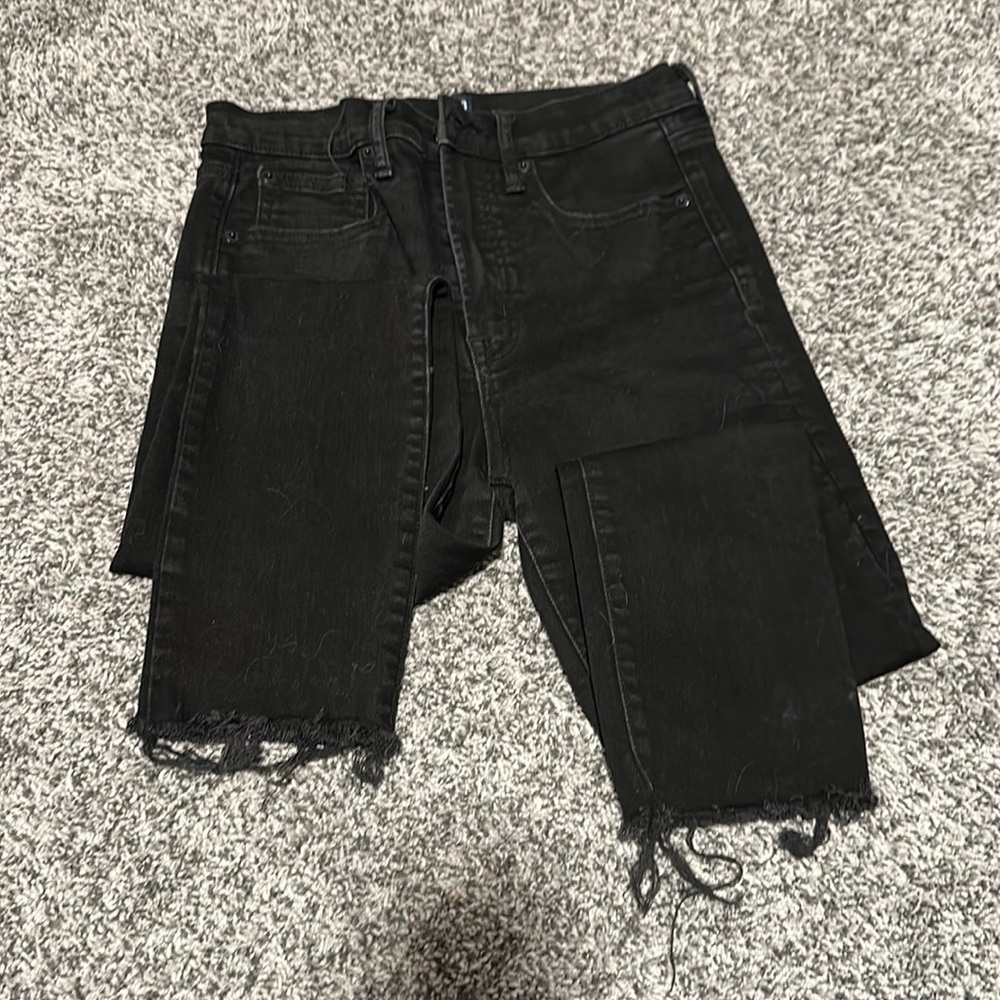 GAP black denim true skinny jeans